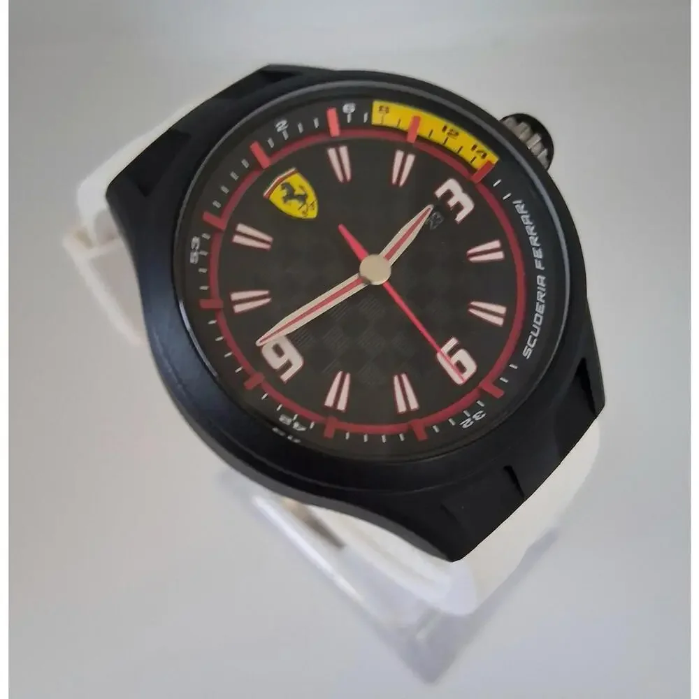 Mens Ferrari Date Watch RARE 44mm‎ in Box